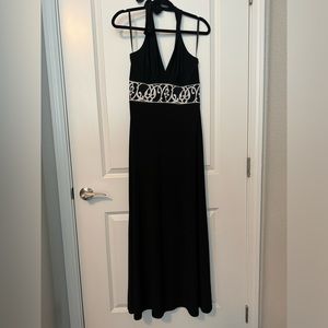 White House Black Market halter maxi dress